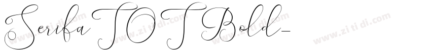 SerifaTOT Bold字体转换